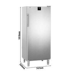 LIEBHERR | Chłodziarka ze stali nierdzewnej PERFECTION - 571 litrów - GN 2/1 - wnętrze z tworzywa sztucznego - z 1 drzwiami