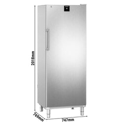 LIEBHERR | Zamrażarka ze stali nierdzewnej PERFECTION - 544 litrów - wnętrze z tworzywa sztucznego - z 1 drzwiami