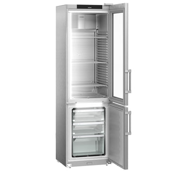 LIEBHERR | Chłodziarko-zamrażarka ze stali szlachetnej PERFECTION – 232 litry – z 1 szklaną i 1 pełną drzwiami - Prime Gastro