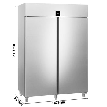 LIEBHERR | Chłodziarka ze stali nierdzewnej PERFECTION - 1096 litrów - GN 2/1 - wnętrze ze stali nierdzewnej - z 2 drzwiami & WiFi - Prime Gastro