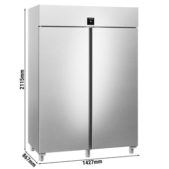 LIEBHERR | Zamrażarka ze stali nierdzewnej PERFORMANCE - 1096 litrów - GN 2/1 - wnętrze ze stali nierdzewnej - z 2 drzwiami - Prime Gastro