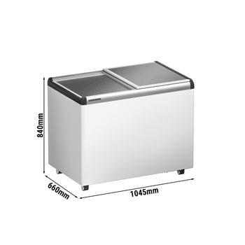 LIEBHERR | Zamrażarka skrzyniowa - 252 litry - z aluminiową przesuwaną pokrywą - biała - Prime Gastro