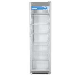 LIEBHERR | Chłodziarka do napojów PREMIUM - 441 litry - z 1 szklanymi drzwiami & wyświetlaczem reklamowym - szara