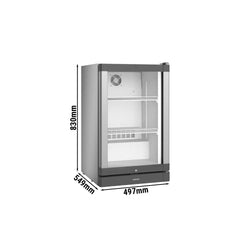 LIEBHERR | Chłodziarka podblatowa PREMIUM - 106 litrów - z 1 drzwiami - srebrna