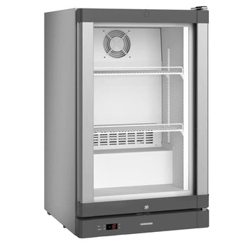 LIEBHERR | Zamrażarka podblatowa - 66 litrów - z 1 szklanymi drzwiami - srebrna - Prime Gastro