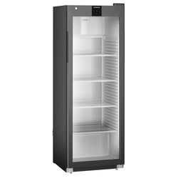 LIEBHERR | Chłodziarka PERFECTION - 347 litrów - Wnętrze z tworzywa sztucznego - z 1 szklanymi drzwiami - Czarna