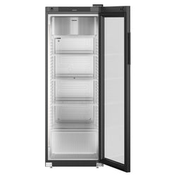 LIEBHERR | Chłodziarka PERFECTION - 347 litrów - Wnętrze z tworzywa sztucznego - z 1 szklanymi drzwiami - Czarna