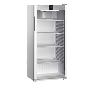 LIEBHERR |Chłodziarka PERFORMANCE - 432 litry - Wnętrze z tworzywa sztucznego - z 1 szklanymi drzwiami - Szara - Prime Gastro