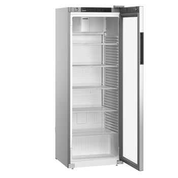 LIEBHERR | Chłodziarka PERFORMANCE - 250 litrów - Plastikowe wnętrze - z 1 szklanymi drzwiami - Szara - Prime Gastro