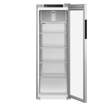 LIEBHERR | Chłodziarka PERFORMANCE - 250 litrów - Plastikowe wnętrze - z 1 szklanymi drzwiami - Szara - Prime Gastro