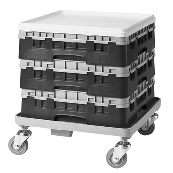 CAMBRO | CAMRACK® - kosz do mycia szklanek 1/1 - 9 przegródek - z 1 przedłużką - 500x500mm - Czarny - Prime Gastro