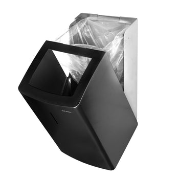 AIR-WOLF | Pojemnik na odpady - 25L - Stal nierdzewna matowa czarna - Prime Gastro