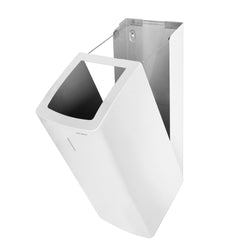 AIR - WOLF | Pojemnik na odpady - 50L - Stal nierdzewna biały