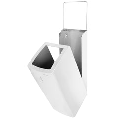 AIR - WOLF | Pojemnik na odpady - 50L - Stal nierdzewna biały