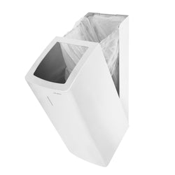 AIR - WOLF | Pojemnik na odpady - 50L - Stal nierdzewna biały