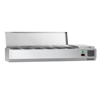 Witryna chłodnicza nadstawna ECO - 1400x335mm - 6x GN 1/4 - Prime Gastro