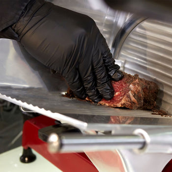 Krajalnica - 150 W - Nóż: Ø 250 mm - Czerwony - Prime Gastro