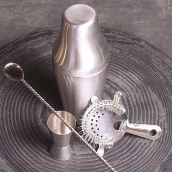 (6 sztuk) Miarka barowa - stal nierdzewna - 2,5 cl i 5 cl - etykietowanie na zewnątrz - Prime Gastro