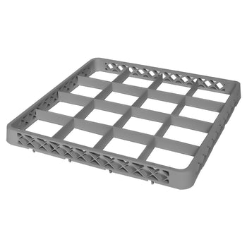 (6 szt.) Nadstawka do kosza 1/1 - 16 przegródek - szara - Prime Gastro