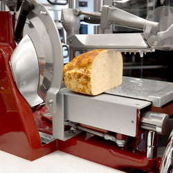 Rustykalna maszyna z kołem zamachowym - Ostrze: Ø 350 mm - Czerwony