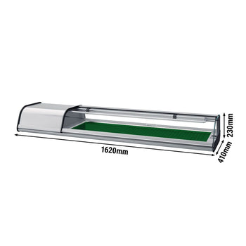 Witryna chłodnicza na sushi Premium PLUS - 6x 1/3 GN - Prime Gastro