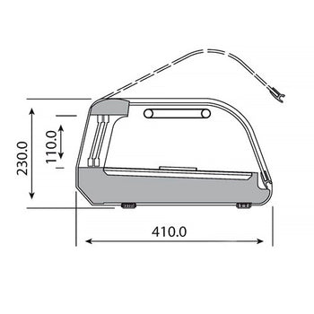 Witryna chłodnicza na sushi Premium PLUS - 4x 1/3 GN - Prime Gastro