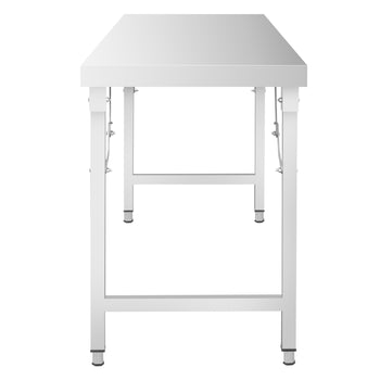 Stół roboczy ze stali nierdzewnej - składany - 1400x600mm - Prime Gastro