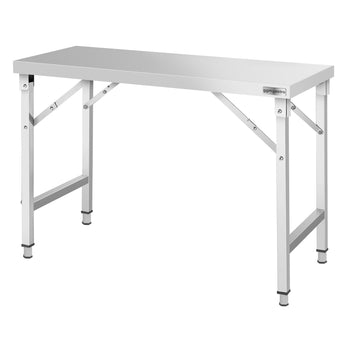 Stół roboczy ze stali nierdzewnej - składany - 1400 x 700 mm - Prime Gastro