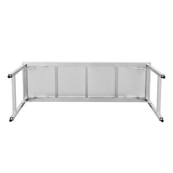 Stół roboczy ze stali nierdzewnej - składany - 1800x600mm - Prime Gastro