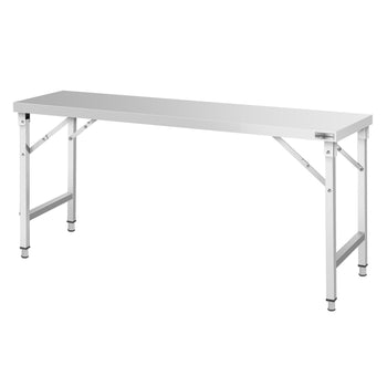 Stół roboczy ze stali nierdzewnej - składany - 1800 x 700 mm - Prime Gastro