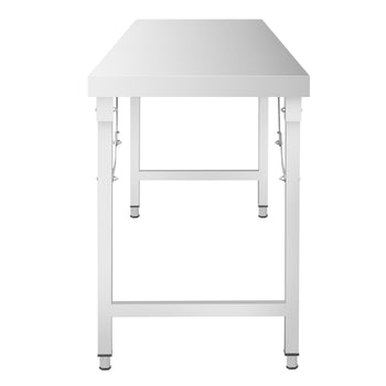 Stół roboczy ze stali nierdzewnej - składany - 1800 x 700 mm - Prime Gastro