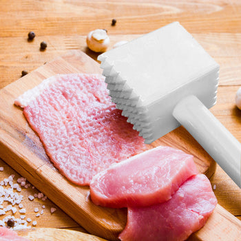 Tłuczek do mięsa - kwadratowy - biały - Prime Gastro