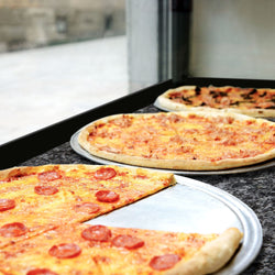 Witryna do ekspozycji gorących potraw TORONTO – 1800 mm – czarny front – podgrzewana płyta