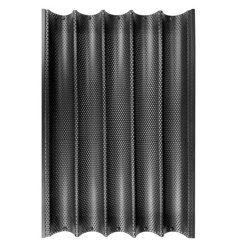 Blacha do pieczenia bagietek – aluminium – EN 600x400 – pokryta teflonem - Prime Gastro