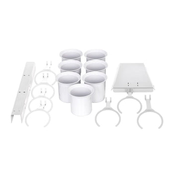 Stojak na sztućce - z 7 półkami - Biała - Prime Gastro