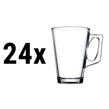 (24 sztuk) Szklanka do herbaty z uchem - AQUA - 250 ml - Prime Gastro