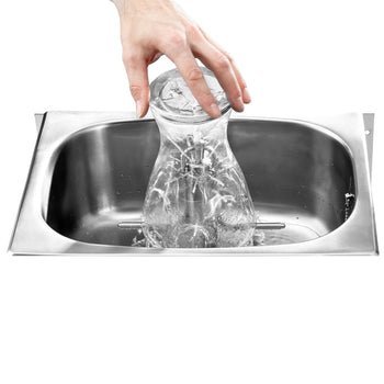 Pojemnik & szklany prysznic z automatycznym zatrzymywaniem wody - Prime Gastro