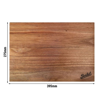 BERKEL | Deska do krojenia z drewna akacjowego - 395x275mm - Prime Gastro