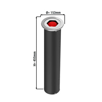 Plastikowy dozownik kubków ze sprężyną - wersja wbudowana - Prime Gastro