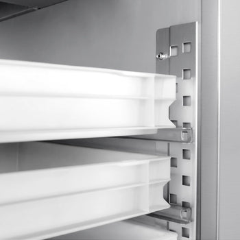 Chłodziarka piekarnicza ze stali nierdzewnej ECO - EN 60x80 - 600 litrów - z 1 drzwiami - Prime Gastro