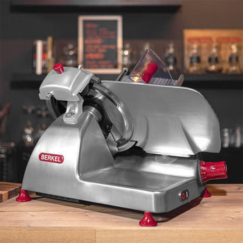 BERKEL | Krajalnica Pro Line jako krajalnica grawitacyjna - 330 W - Nóż: Ø 250 mm - Szara - Prime Gastro