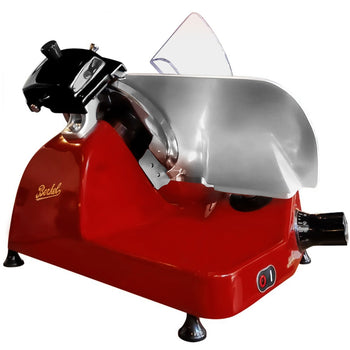 BERKEL | Krajalnica Pro Line jako krajalnica grawitacyjna - 330 W - Ostrze: Ø 250 mm - Czerwona - Prime Gastro