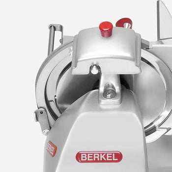BERKEL | Krajalnica Pro Line jako krajalnica grawitacyjna - 350 W - Ostrze: Ø 300 mm - Srebrna - Prime Gastro