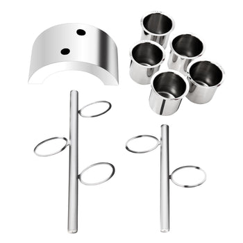 stojak/półka z pojemnikami na sztucce - z 5 pojemnikami - Prime Gastro