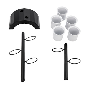 stojak/półka z pojemnikami na sztucce - z 5 pojemnikami - Prime Gastro