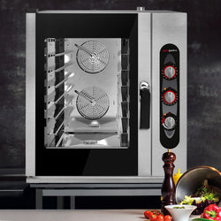 Piec konwekcyjno - parowy piekarniczy - Manualny - 6x EN 60x40