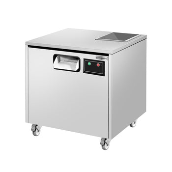 Polerka do sztućców - 600 W - z lampą UVC i kółkami - włącznie z 1 granulatem do napełniania - Prime Gastro