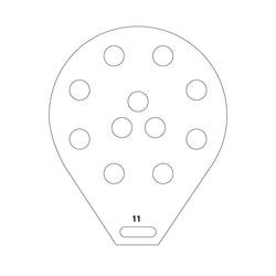 Wyciskarka do bułek piekarnicza - 550 W - Pojemność: 1300 porcji/godz. - Manualna