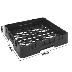 CAMBRO | CAMRACK® - Podstawowy kosz zlewozmywakowy 1/1 - 500x500mm - Czarny