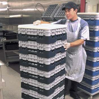 CAMBRO | CAMRACK® - Podstawowy kosz zlewozmywakowy 1/1 - z 2 przedłużkami - 500x500mm - Czarny - Prime Gastro